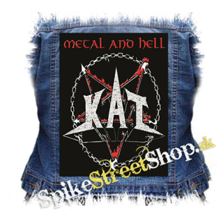 KAT - Metal and Hell - chrbtová nášivka