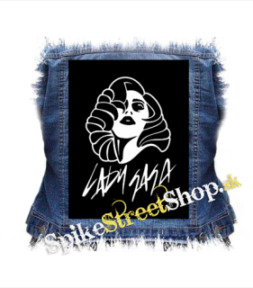 LADY GAGA - Logo & Portrait - chrbtová nášivka