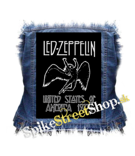 LED ZEPPELIN - United States Of America 1977 - chrbtová nášivka