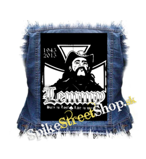 LEMMY KILMISTER - 1945-2015 - chrbtová nášivka