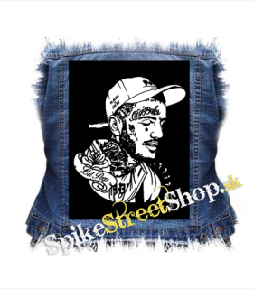 LIL PEEP - Cry Baby Portrait - chrbtová nášivka