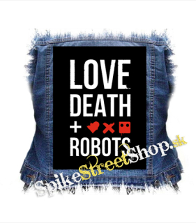 LOVE DEATH ROBOTS - Logo And Crest - chrbtová nášivka