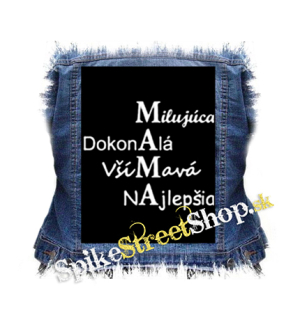 MAMA - chrbtová nášivka