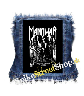MANOWAR - Battle Hymns White - chrbtová nášivka