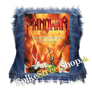 MANOWAR - Black Wind, Fire and Steel - chrbtová nášivka