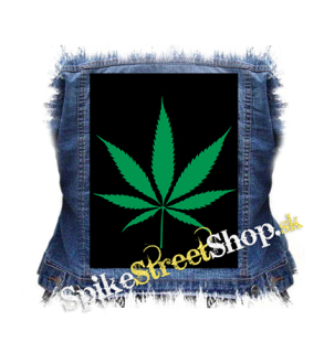 MARIHUANA - Green Leaf - chrbtová nášivka