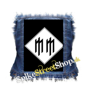 MARILYN MANSON - Logo Initials - chrbtová nášivka