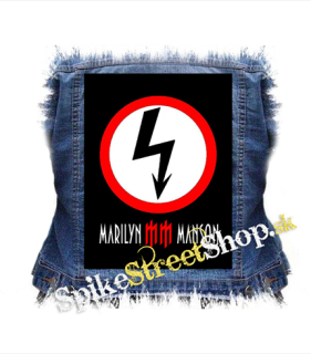 MARILYN MANSON - Logo Name - chrbtová nášivka