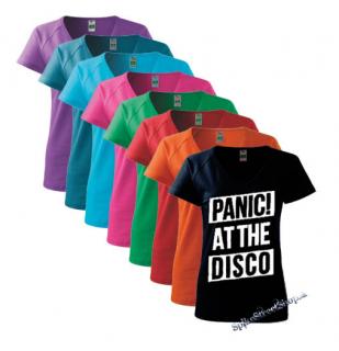PANIC! AT THE DISCO - Big Logo - farebné dámske tričko