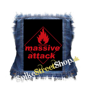 MASSIVE ATTACK - Logo Crest - chrbtová nášivka