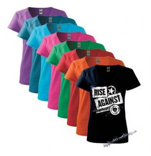 RISE AGAINST - Patched Up - farebné dámske tričko