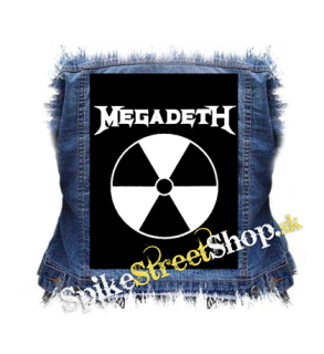 MEGADETH - Radioactivity Logo - chrbtová nášivka