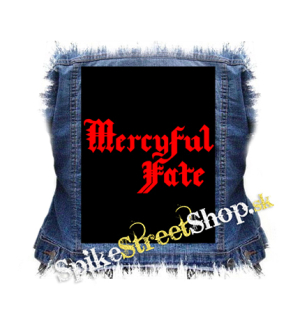 MERCYFUL FATE - Logo Red - chrbtová nášivka
