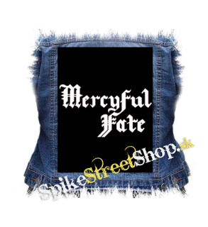 MERCYFUL FATE - Logo White - chrbtová nášivka