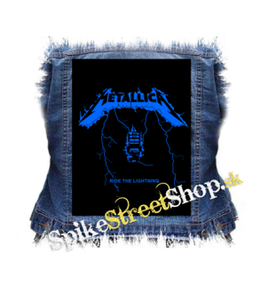 METALLICA - Ride The Lightning Blue Motive - chrbtová nášivka