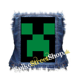 MINECRAFT - Green Creeper - chrbtová nášivka