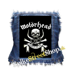 MOTORHEAD - March Or Die  (2) - chrbtová nášivka
