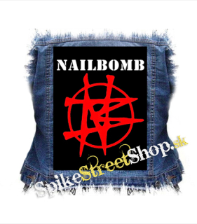 NAILBOMB - Logo Crest - chrbtová nášivka