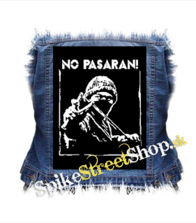 NO PASARAN - Logo Hero - chrbtová nášivka