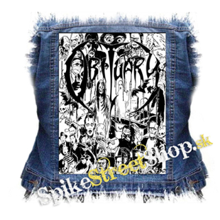 OBITUARY - Dead Live - chrbtová nášivka