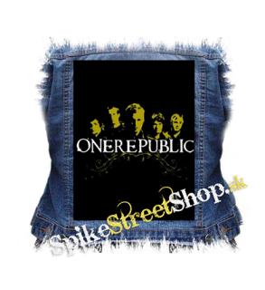 ONE REPUBLIC - Logo And Band povodne - chrbtová nášivka