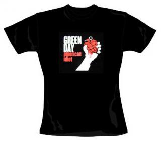 GREEN DAY - American Idiot - čierne dievčenské tričko