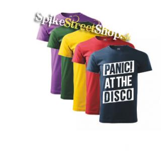 PANIC! AT THE DISCO - Big Logo - farebné pánske tričko