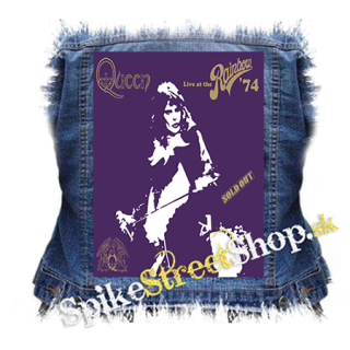 QUEEN - Live At The Rainbow 74 - chrbtová nášivka