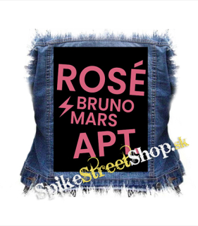 ROSÉ & BRUNO MARS - APT - Pink - chrbtová nášivka