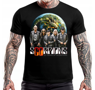 SCORPIONS - 60 Years Of Scorpions - World Tour 2026 - čierne pánske tričko