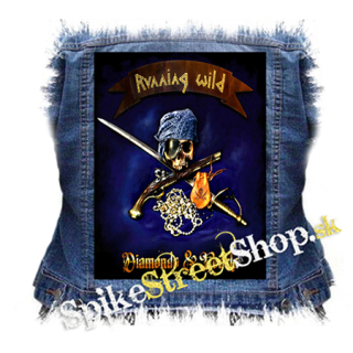 RUNNING WILD - Diamonds & Pearls - chrbtová nášivka