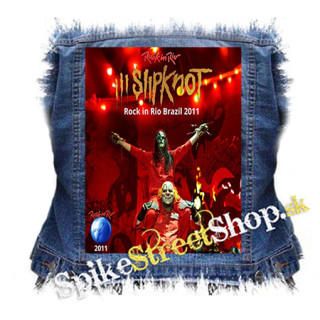 SLIPKNOT - Rock in Rio Brazil 2011 - chrbtová nášivka