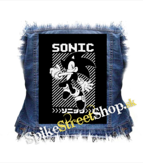 SONIC THE HEDGEHOG - Ježko Sonic - chrbtová nášivka