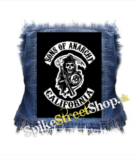 SONS OF ANARCHY - California - chrbtová nášivka