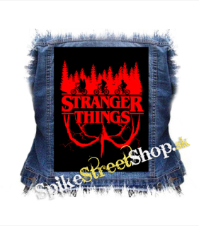 STRANGER THINGS - Logo Flip - chrbtová nášivka
