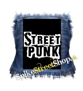 STREET PUNK - Logo - chrbtová nášivka
