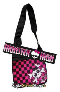 MONSTER HIGH - Ska Pink Skull - dievčenská taška cez plece