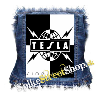 TESLA - Simplicity - chrbtová nášivka