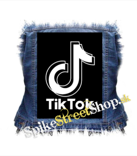TIK TOK - Double Logo - chrbtová nášivka