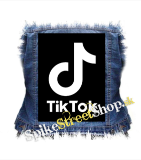 TIK TOK - Logo - chrbtová nášivka