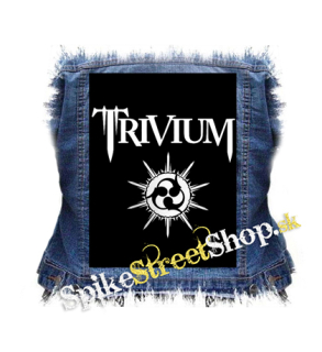 TRIVIUM - White Logo - chrbtová nášivka