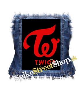 TWICE - Red Logo - chrbtová nášivka