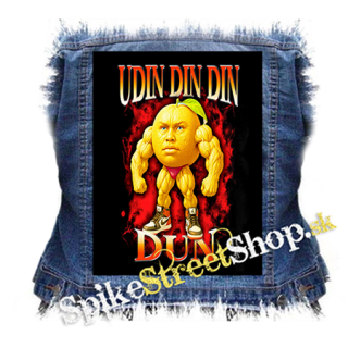 UDIN DIN DIN DUN - chrbtová nášivka