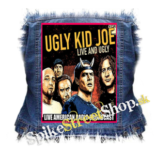 UGLY KID JOE - Live and Ugly - chrbtová nášivka