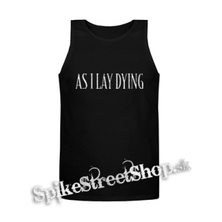 AS I LAY DYING - Logo - Mens Vest Tank Top - čierne tielko