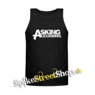 ASKING ALEXANDRIA - Logo - Mens Vest Tank Top - čierne tielko