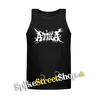 ATTILA - Logo - Mens Vest Tank Top - čierne tielko