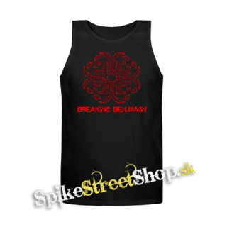 BREAKING BENJAMIN - Red Logo - Mens Vest Tank Top - čierne tielko