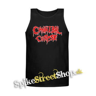 CANNIBAL CORPSE - Old School Bloody Logo - Mens Vest Tank Top - čierne tielko