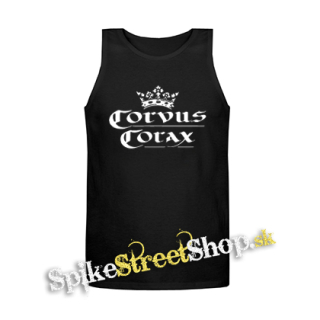CORVUS CORAX - Logo - Mens Vest Tank Top - čierne tielko